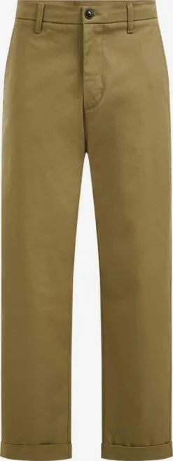 WE FASHION Chinos Regular Pantalon Chino Homme Olive