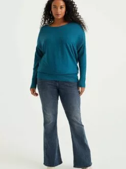 WE FASHION Pulls Basiques Pull-over Femme Bleu -WE FASHION Magasin En Ligne 65c40d1a05e188e34387c2853ac4fb5f