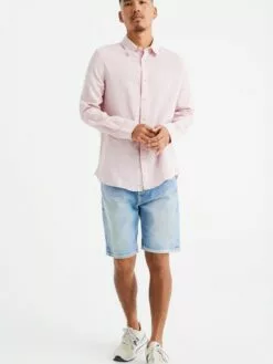WE FASHION Chemises Décontractées Coupe Slim Chemise Homme Rose Pastel -WE FASHION Magasin En Ligne 669c5130b2e27b0421933201e3830ae3