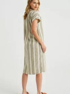 WE FASHION Robes Fluides Robe-chemise Femme Citron Vert / Vert Clair -WE FASHION Magasin En Ligne 6759abf280282791c28688f4b43f9c33