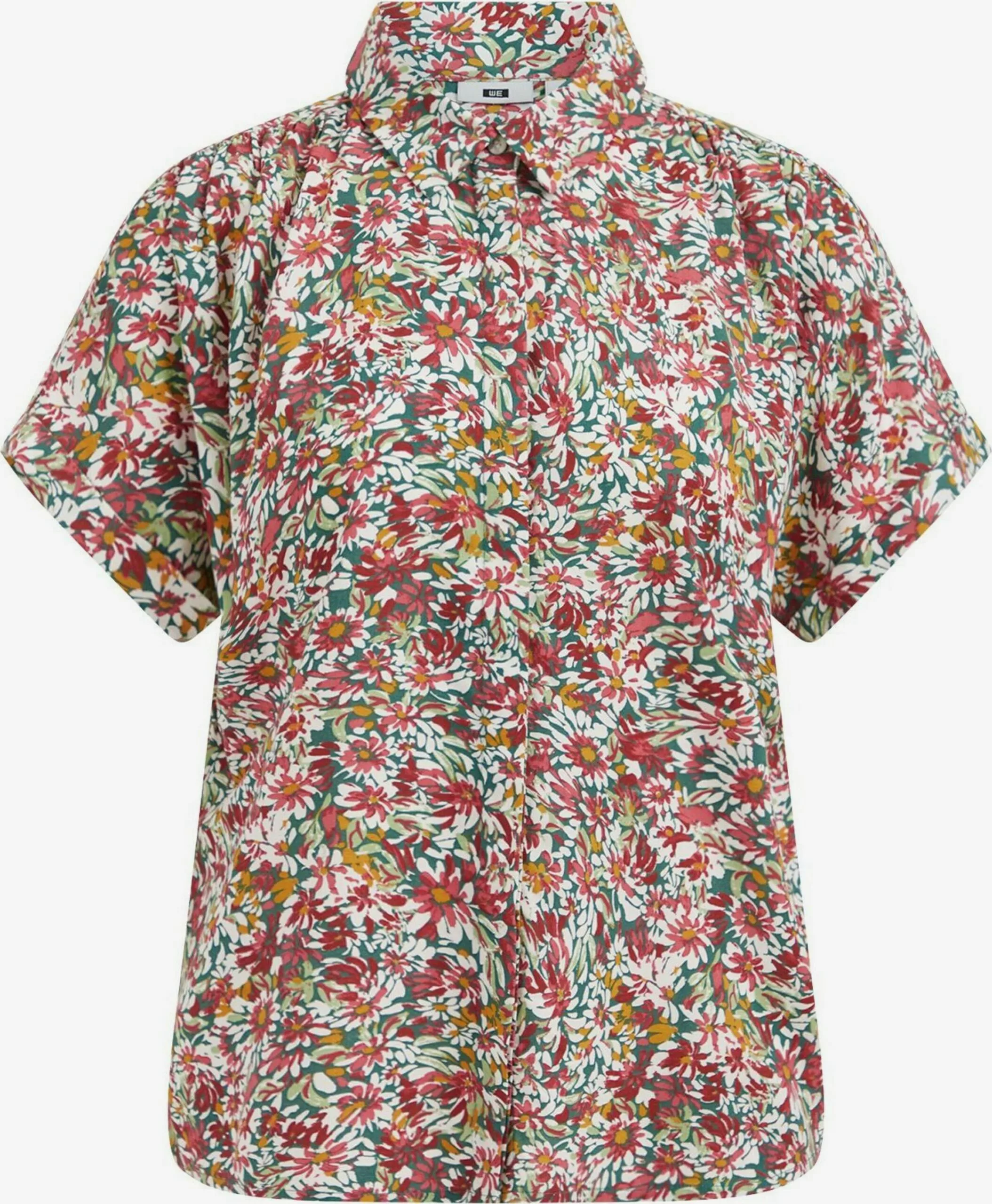 WE FASHION Blouses à Manches Courtes Chemisier Femme Mélange De Couleurs 1 WE FASHION Blouses à Manches Courtes Chemisier Femme Mélange De Couleurs