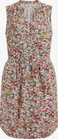 WE FASHION Robes Fluides Robe-chemise Femme Mélange De Couleurs