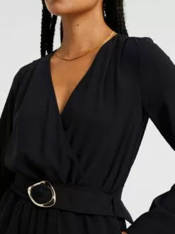 WE FASHION Combinaisons Longues Combinaison Femme Noir -WE FASHION Magasin En Ligne 68f76169ce674dcf96ce10622ea0b9bc