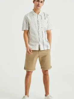 WE FASHION Chemises Décontractées Coupe Regular Chemise Homme Blanc Naturel -WE FASHION Magasin En Ligne 6d0826641c2a9ff4a4ad17b9d13823ab