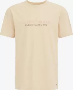 WE FASHION T-shirts T-Shirt Homme Beige