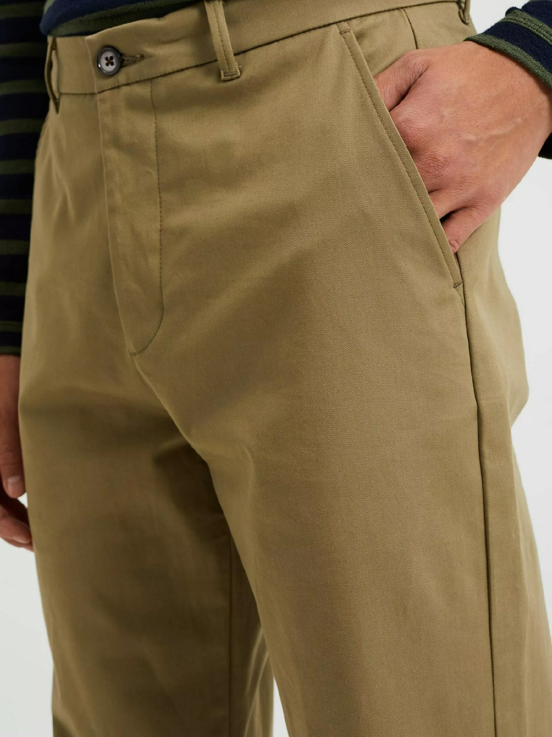 WE FASHION Chinos Regular Pantalon Chino Homme Olive 5 WE FASHION Chinos Regular Pantalon Chino Homme Olive – Image 5