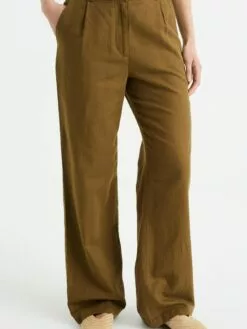 WE FASHION Pantalons à Pinces Loosefit Pantalon à Pince Femme Kaki -WE FASHION Magasin En Ligne 6d63ba97fa37141290d4cde78a07b865