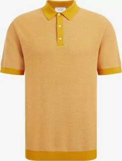 WE FASHION Pulls à Col En V Pull-over Homme Safran