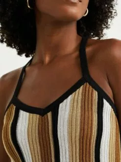 WE FASHION Tops Haut Femme écru / Marron Chiné / Noir -WE FASHION Magasin En Ligne 6e378b1adc8f744c0ec18a8ade825f08