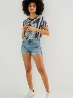 WE FASHION Shorts En Jean Skinny Jean Femme Bleu -WE FASHION Magasin En Ligne 6f917f5bbc3c7a88c8878faa4577794b