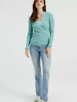 WE FASHION Pulls Maille Fine Pull-over Femme Menthe -WE FASHION Magasin En Ligne 6fe4557d5a9a1630c903e5f48ef1b217