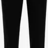 WE FASHION Pantalons En Toile Coupe Slim Pantalon Femme Noir