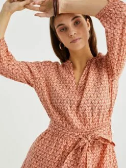 WE FASHION Robes Fluides Robe-chemise Femme Homard / Saumon -WE FASHION Magasin En Ligne 71a2d251bbcbb20e9f835e6d414a8b66