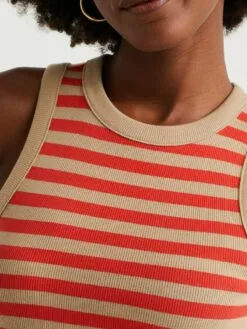 WE FASHION Débardeurs Haut Femme Beige Foncé / Rouge -WE FASHION Magasin En Ligne 71f999fac8d0d84dd44b2b1afe295839