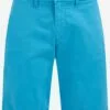 WE FASHION Shorts Chino Coupe Slim Pantalon Chino Homme Bleu