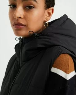 WE FASHION Vestes Sans Manches Gilet Femme Noir 5 WE FASHION Vestes Sans Manches Gilet Femme Noir -WE FASHION Magasin En Ligne 7276da5ba269826091ce8d93c8bae98e