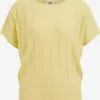 WE FASHION Pulls Maille Fine Pull-over Femme Jaune