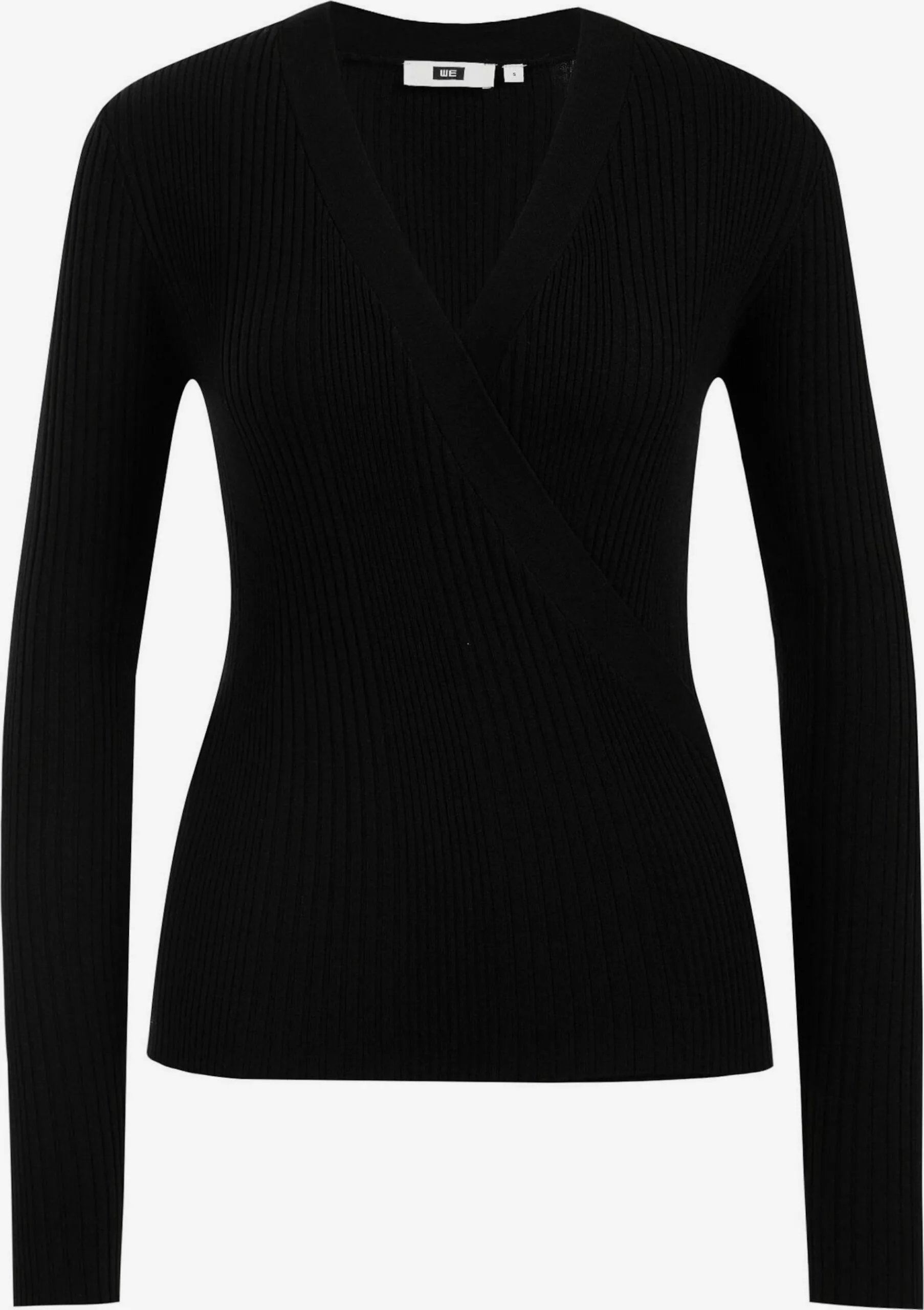 WE FASHION Pulls Maille Fine Pull-over Femme Noir 1 WE FASHION Pulls Maille Fine Pull-over Femme Noir