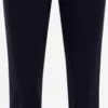 WE FASHION Pantalons En Toile Coupe Slim Pantalon Femme Bleu Foncé