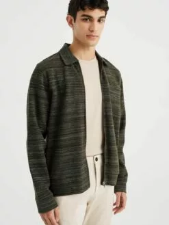 WE FASHION Sweats Zippés Veste De Survêtement Homme Vert Foncé -WE FASHION Magasin En Ligne 75956624c13c632deed3fcdc3a66f198