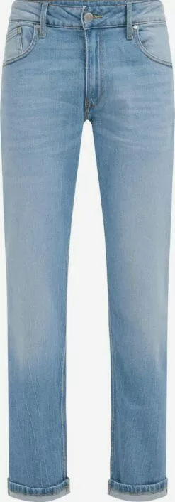 WE FASHION Droits Regular Jean Homme Bleu Clair