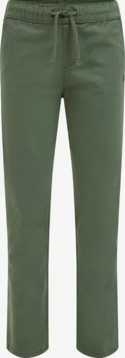 WE FASHION Pantalons Coupe Slim Pantalon Enfants Vert Foncé