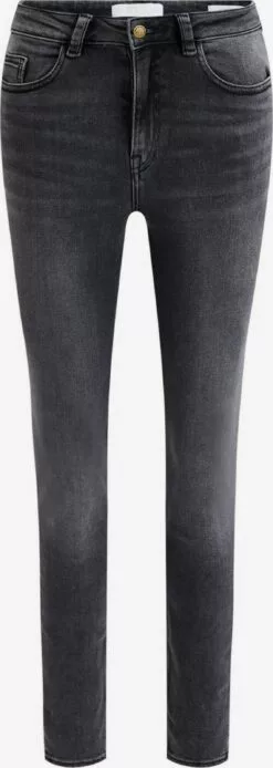 WE FASHION Jeans Skinny Jean Femme Gris