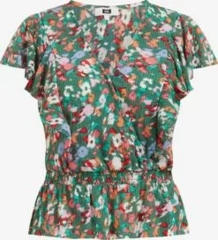 WE FASHION Blouses à Manches Courtes Chemisier Femme Mélange De Couleurs