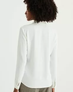 WE FASHION Chemisiers Chemisier Femme Blanc Cassé -WE FASHION Magasin En Ligne 79a93fba585a6c58f017e8b2f2a79949