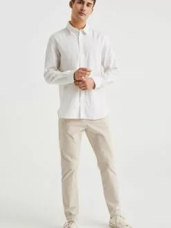 WE FASHION Chemises Décontractées Coupe Slim Chemise Homme Blanc Naturel -WE FASHION Magasin En Ligne 7b73b0425c2219c2e3ec7557a3cb1e4a