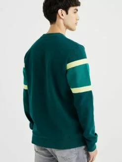 WE FASHION Sweatshirts Sweat-shirt Homme Vert / Vert Foncé -WE FASHION Magasin En Ligne 7c7823c1ed5804c3e7e0ba3c614a00b5