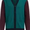 WE FASHION Gilets Vestes En Maille Homme Vert Gazon
