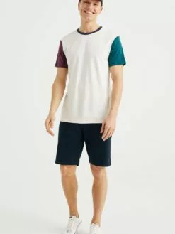 WE FASHION Shorts Chino Coupe Slim Pantalon Chino Homme Bleu Marine -WE FASHION Magasin En Ligne 7d06d72e8f570deeb833bdbc12f68a4d