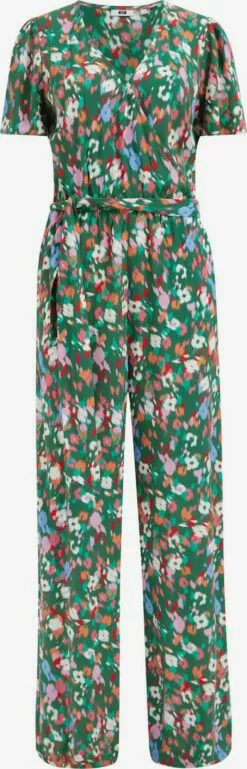 WE FASHION Combinaisons Longues Combinaison Femme Vert Foncé