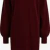 WE FASHION Robes Robes En Maille Femme Lie De Vin
