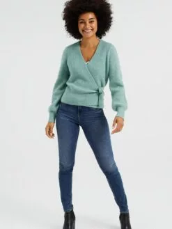 WE FASHION Gilets Cardigan Femme Vert 8 WE FASHION Gilets Cardigan Femme Vert -WE FASHION Magasin En Ligne 821479f73b72ae0125a32950f56b6b60