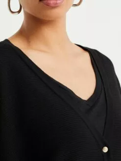 WE FASHION Gilets Cardigan Femme Noir 9 WE FASHION Gilets Cardigan Femme Noir -WE FASHION Magasin En Ligne 825819589ca93aa13a41f0965ead5a82