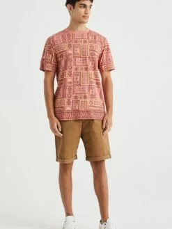 WE FASHION T-shirts T-Shirt Homme Rose Ancienne -WE FASHION Magasin En Ligne 82d8d4f05786ecf9a000f4c67fad24a0