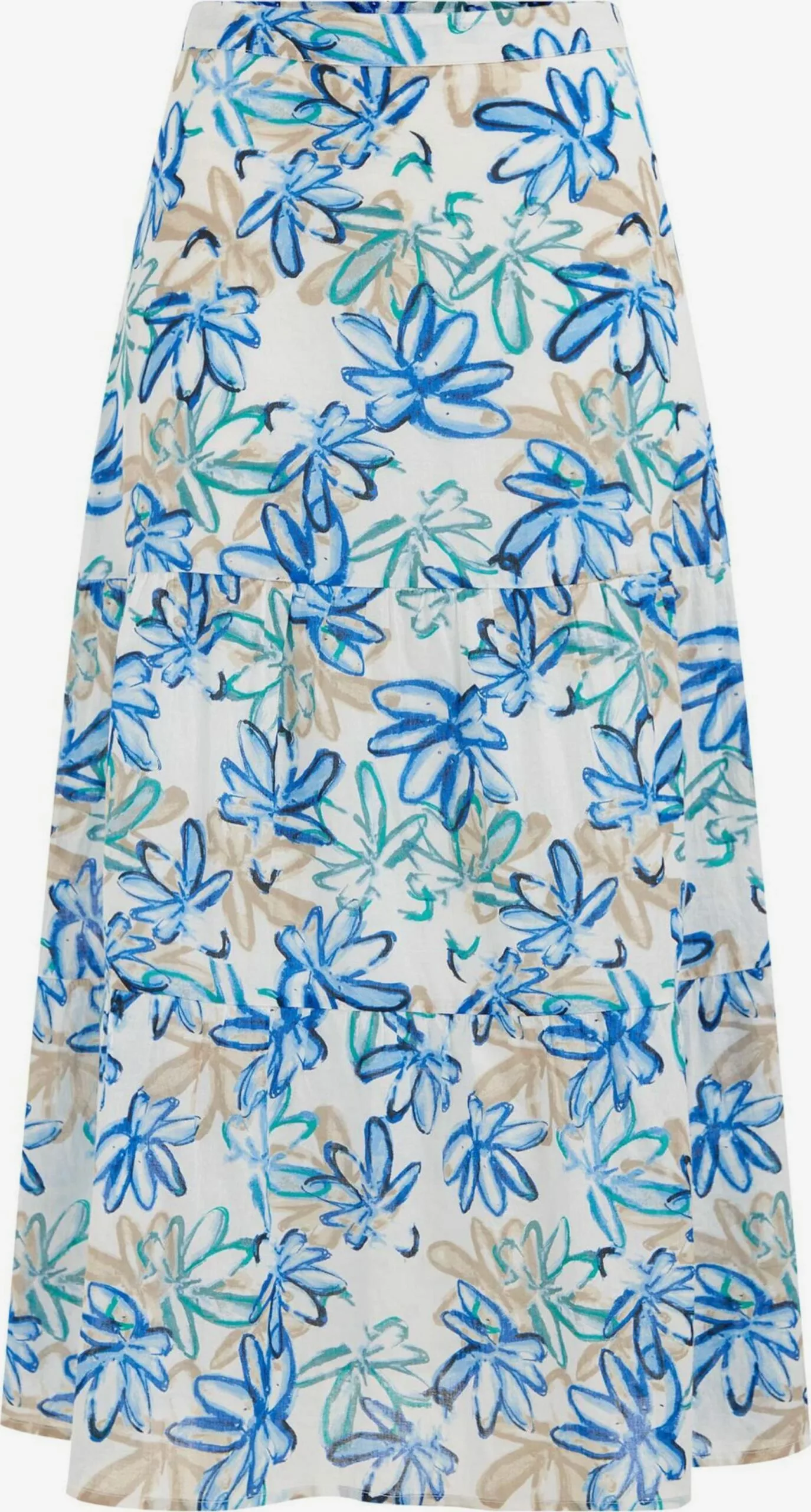 WE FASHION Jupes Midi Jupe Femme Bleu 1 WE FASHION Jupes Midi Jupe Femme Bleu