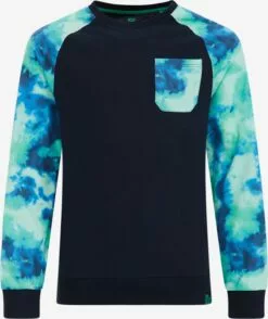 WE FASHION Hauts à Manches Longues T-Shirt Enfants Bleu Clair / Bleu Foncé