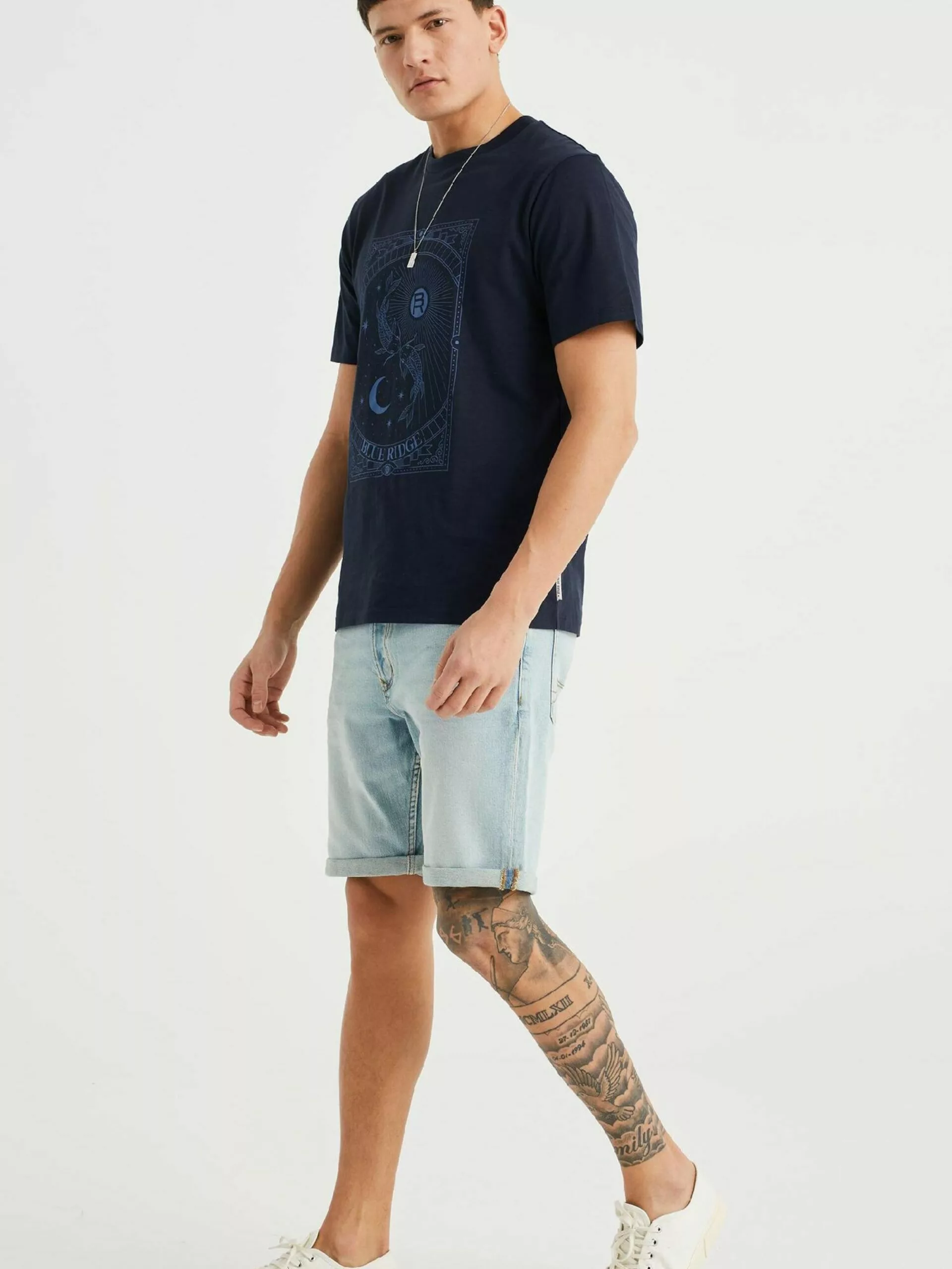 WE FASHION Shorts En Jean Regular Jean Homme Bleu Clair 4 WE FASHION Shorts En Jean Regular Jean Homme Bleu Clair – Image 4