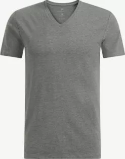 WE FASHION T-shirts T-Shirt Homme Gris Chiné
