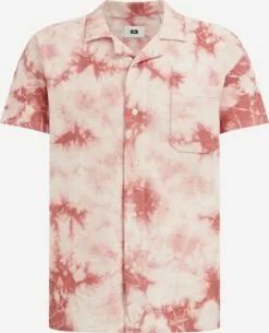 WE FASHION Chemises Décontractées Coupe Regular Chemise Homme Rose