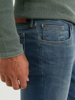 WE FASHION Slim Coupe Slim Jean Homme Bleu -WE FASHION Magasin En Ligne 8d80fb7ccb6bbf93a582ff6cb818f324