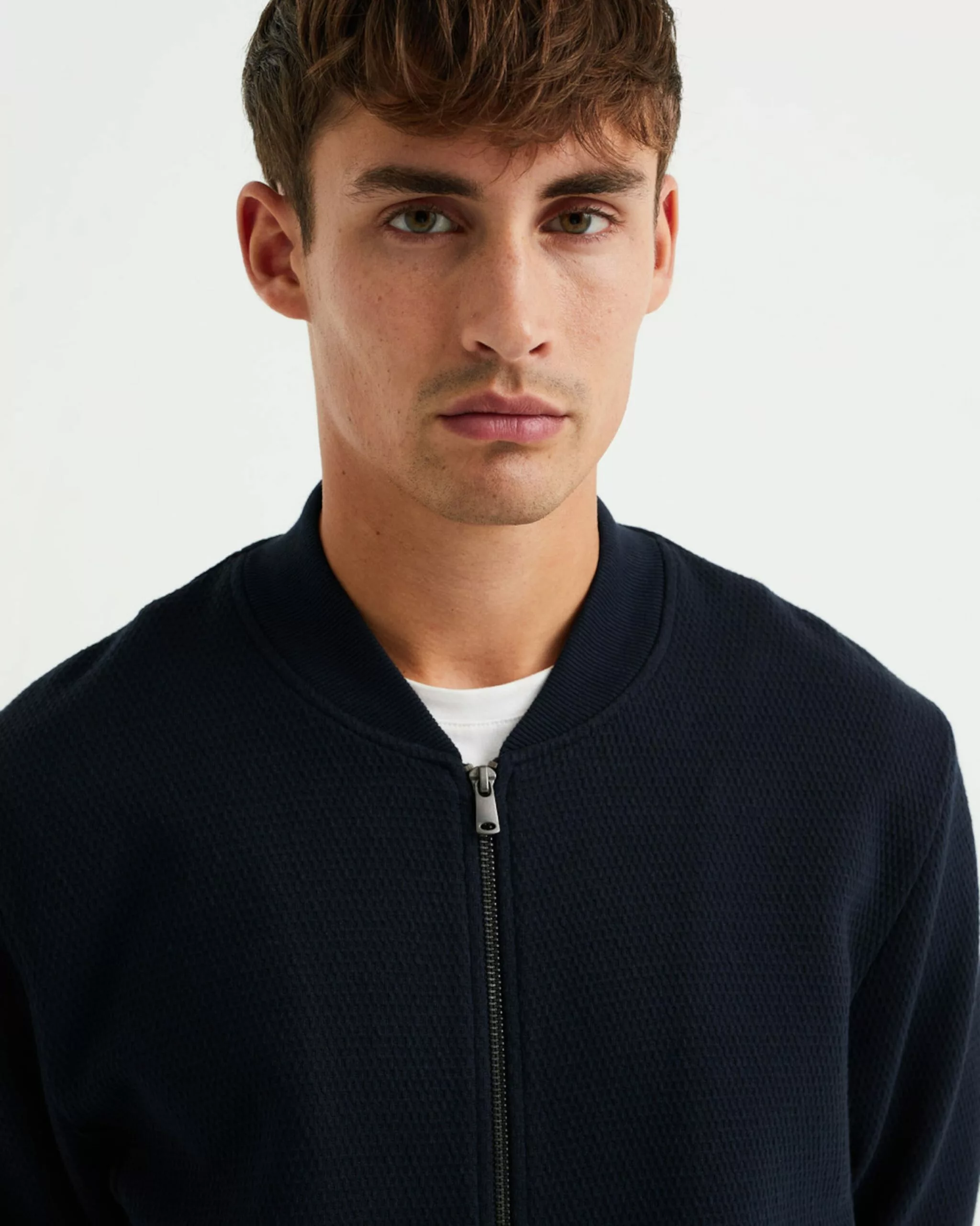 WE FASHION Sweats Zippés Veste De Survêtement Homme Bleu Foncé 4 WE FASHION Sweats Zippés Veste De Survêtement Homme Bleu Foncé – Image 4