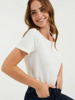 WE FASHION T-shirts T-shirt Femme Blanc 10 WE FASHION T-shirts T-shirt Femme Blanc -WE FASHION Magasin En Ligne 8f26aeb4cd3e53ed71d0de5eab59e5d4