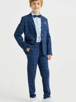 WE FASHION Pantalons Coupe Slim Pantalon Enfants Bleu Marine / Bleu Cobalt -WE FASHION Magasin En Ligne 9083c8c3b601b4dccf06a78cac563dd2