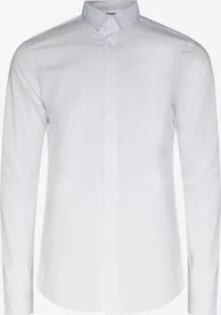 WE FASHION Chemises Décontractées Coupe Slim Chemise Homme Blanc