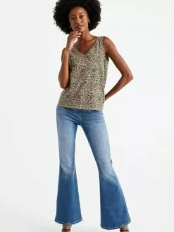 WE FASHION Hauts Sans Manches Haut Femme Beige -WE FASHION Magasin En Ligne 90cef56ea799269996db3b0ba89a554e