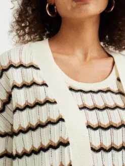 WE FASHION Gilets Cardigan Femme Ivoire -WE FASHION Magasin En Ligne 9227fa69271be1f2d50c7c620caa08e5